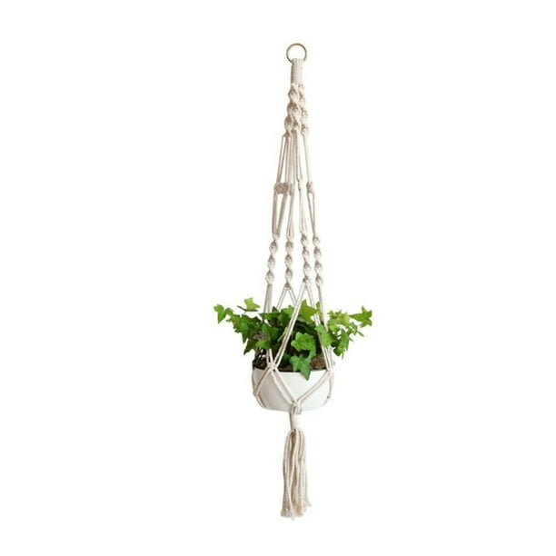 Macrame Plants Hanger Hanging Planter Basket Jute Braided Rope Craft Pots Holder Macrame Plants Hanger Hanging Planter Basket Jute Braided Rope Craft Pots Holder